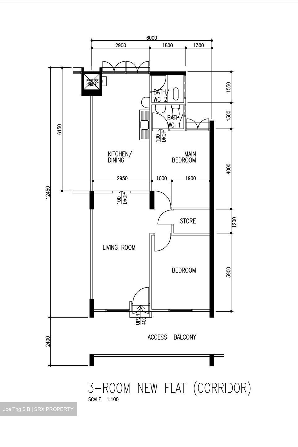 Blk 214 Bedok Town Centre (Bedok), HDB 3 Rooms #568864131